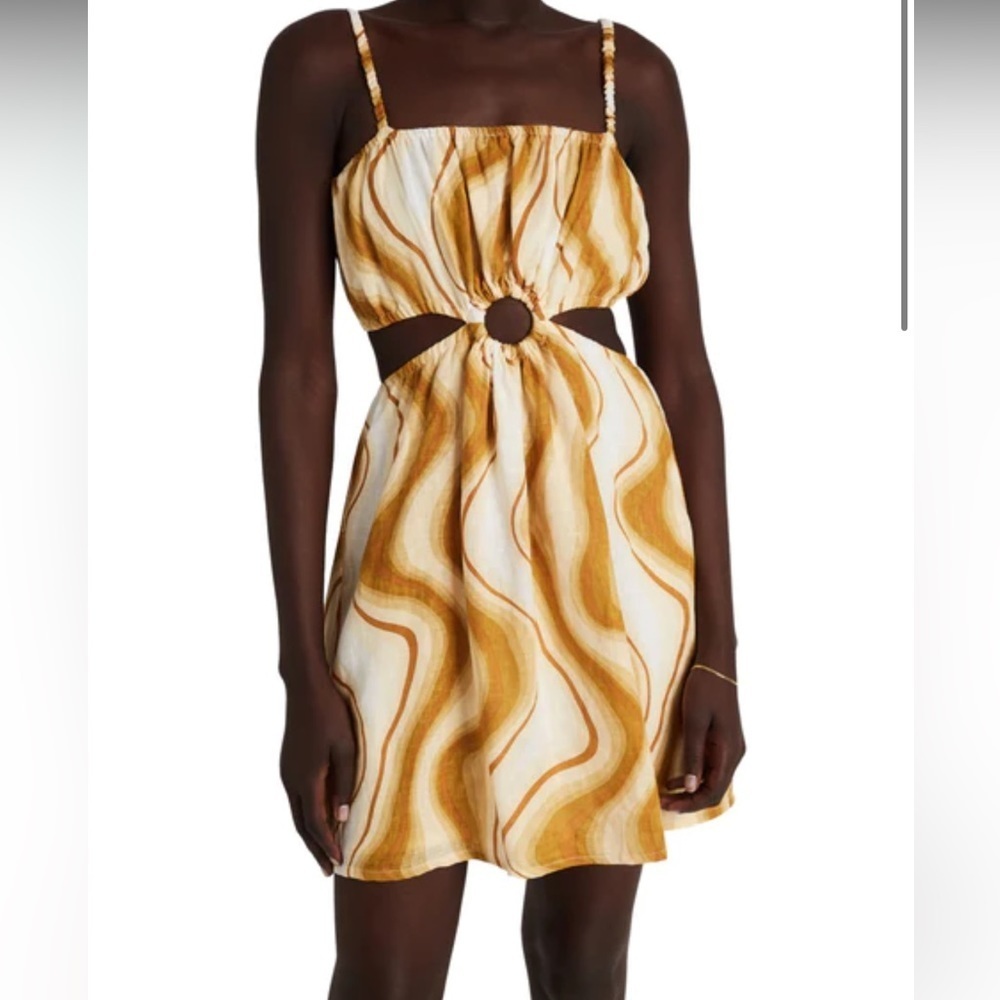 Faithfull the Brand “Zuma” Linen Mini Dress